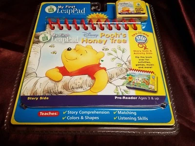 LeapFrog LeapPad Disney Pooh's Honey Tree Book & Game Cartridge  NEW! Ships fast - Image 1 of 3
