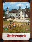 Vintage 1970s Original Austria Travel Poster "Steiermark, Österreich" 23"  x 33"