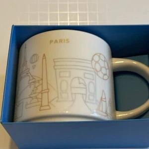 Starbucks Paris Mug Sport YAH 2024 Eiffel Tower Athletics Swimming Notre Dame - Picture 1 of 8