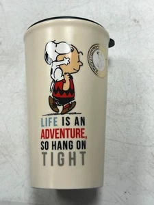 Snoopy Charlie Brown Peanuts Hallmark 6" Becher Mit Deckel - ST481 - Bild 1 von 5