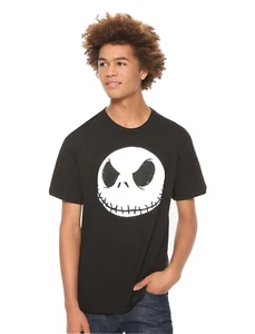 The Nightmare Before Christmas Mens Jack Skellington Head Shirt New XL, 2XL - Picture 1 of 5