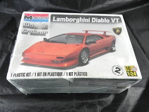SEALED LAMBORGHINI DIABLO VT 1/24 Scale Plastic Monogram Model Kit - Picture 1 of 7