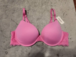 Neu mit Etikett Soma Intimates umarmbarer zauberhafter Push-up-BH mit Spitze 38B rosa - Bild 1 von 3