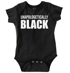 Unapologetically Black Proud Melanated POC Newborn Baby Boy Girl Infant Romper - Picture 1 of 10