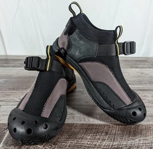 Keen Hood River Rafting Kayak Senderismo Neopreno Botas de Agua Hombres 9 Negro/Amarillo - Imagen 1 de 7