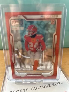 2022 Panini Chronicles Playoff Skyy Moore #PMR-22 Rookie Karte RC Acetat Chiefs - Bild 1 von 1