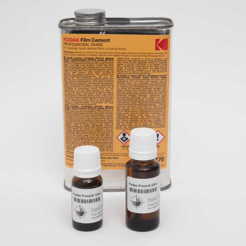 ✅ Original KODAK ✅ Film Cement professional 👍 Filmkitt Filmkleber S8 8mm 16mm