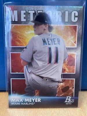 2021 Bowman Platinum Meteoric #MET15 Max Meyer - Image 1 of 2