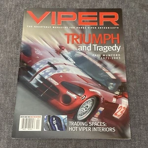 Viper Quarterly Magazine Winter Issue 2004 Dodge SRT-10 Volume 10 #1 - Picture 1 of 14
