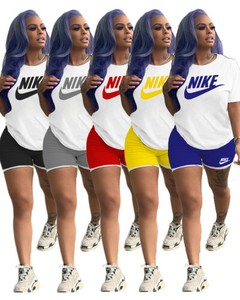 plus size nike two piece set