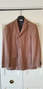 Men's Perry Ellis Portfolio Tan Blazer 40 R - Picture 1 of 3