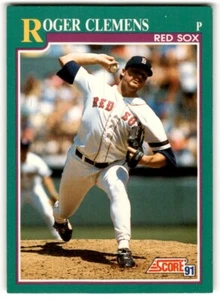 1991 Score Roger Clemens #655 Boston Red Sox - Picture 1 of 2