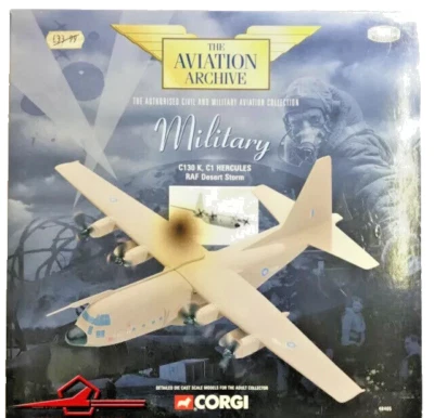CORGI 1:144 Aviation Archive Military 48405 C130 K C1 Hercules Raf Desert Storm - Image 1 of 4