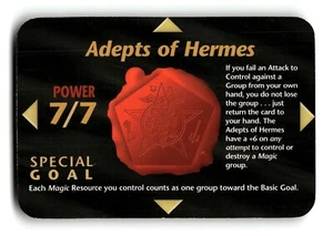 Adepts of Hermes 7/7 card Unlimited Edition INWO Illuminati New World Order Game - Picture 1 of 4