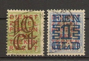 HOLANDA YVERT 129/130 (º) Serie completa 1923 NL556 - Picture 1 of 2
