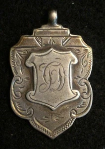 Silver Sterling Fob Vintage 1911  C.C.J.A.C. Boxing Award  9.2 g - Picture 1 of 4