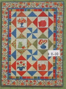 Pieces From My Heart 377 Pieced/Appliqued Quilt Pattern 'Fresh Squeezed' 57"x77" - Picture 1 of 1