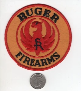 RUGER 4 INCH FIREARMS GUN RIFLE PISTOL AMMO SHOTGUN PATCH #1 -MICHIGAN DEER-BEAR - Picture 1 of 1