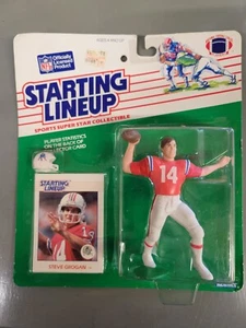 1988 Starting Lineup SLU STEVE GROGAN PATRIOTS RARE Kenner 🏈Regional Tough - Picture 1 of 3