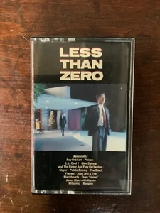 Less Than Zero - Soundtrack Cassette Tape 1987 DANZIG SLAYER PUBLIC ENEMY - Picture 1 of 4