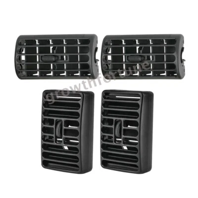 Rejilla de salida de aire delantera de 4 piezas para Jeep Wrangler TJ Cherokee 97-01 1997-06 Foto 1 de 4