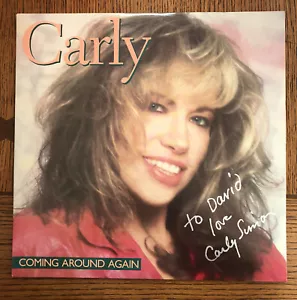Album album Coming Around Again firmato a mano da CARLY SIMON in ottime condizioni - Foto 1 di 3