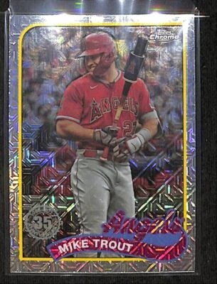 Mike Trout 2024 Topps Series 1 Topps Chrome Mojo Los Angeles Angels #T89C-17 - Image 1 of 2