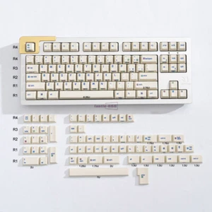 C64 Theme Keycaps Cherry PBT 153 Full Set Keys Dye-sub For Cherry MX Keyboard  - Picture 1 of 11