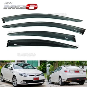 BLACK SUN RAIN WEATHER GUARDS WINSHIELD FOR MG6 MG 6 HATCHBACK 4 DOOR 2015 2016 - Picture 1 of 4