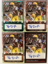 TYRION DAVIS-PRICE 2021 Pro Set Power, Leaf Memories 4 ARC AUTO W/ Green #/50