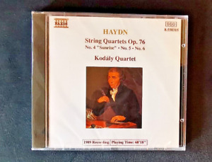 Haydn - String Quartets Op. 76, Nos. 4, 5 and 6: 1989 Naxos CD  (Kodaly) *SEALED