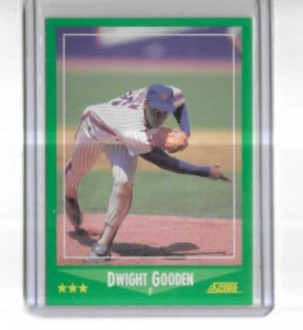 1988 Score Baseball #350 Dwight Gooden New York Mets - Picture 1 of 2