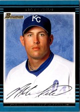 2002 Bowman Nate Field #251 Kansas City Royals