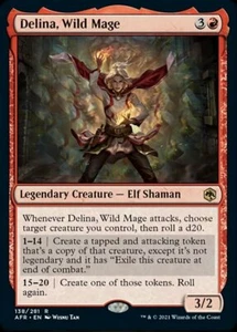 [1x] Delina, Wild Mage Near Mint, English Adventures in the Forgotten Realms MTG - Picture 1 of 1