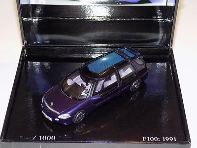 1/43 Minichamps Strada Mercedes Benz F100 In Viola - Immagine 1 di 4