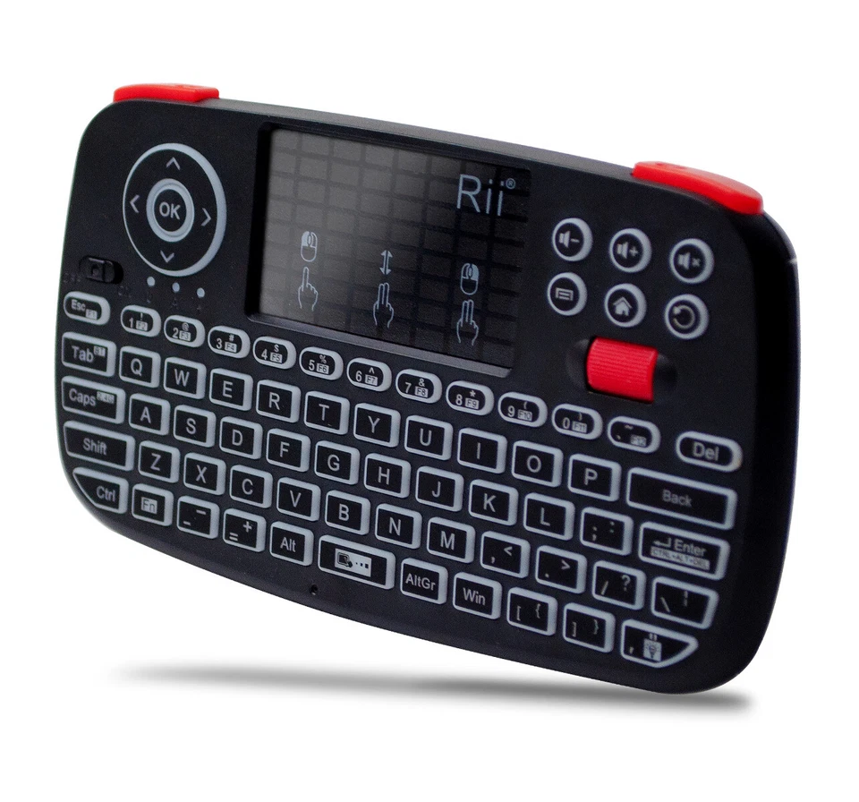 Rii i4 Wireless - Bluetooth Mini Keyboard or Smart TV PC with backlit and dongle - Image 1 of 4
