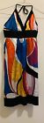 Ladies Multicolored Halter dresses Size Small By Forever