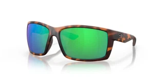 Costa Del Mar Reefton Unisex Sol Carey / Polarizado Verde Espejo 580P 64MM - Imagen 1 de 11