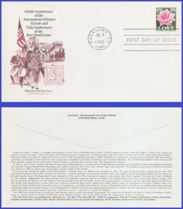 USA4 #2378 U/A ARTMASTER FDC Love Pink Rose - Imagen 1 de 1