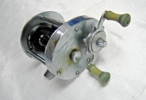 Shakespeare No. 1924 MS Model EE Direct Drive Vintage Metal Casting Fishing Reel - Picture 1 of 3
