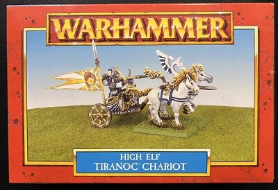Warhammer High Elf Tiranoc Chariot (1997) Sealed NIB OOP Metal Pewter Vintage - Image 1 of 4
