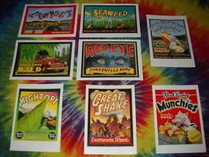 GREETING CARD SET POT WEED MARIJUANA MARTYJUANA CANNABIS HUMBOLDT HONEY PAT RYAN - Picture 1 of 9