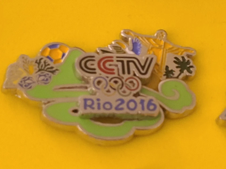 Pin On Pin On Television CCTV China 2016 Rio, BRASIL Olympic Media  - Imagem 1 de 1