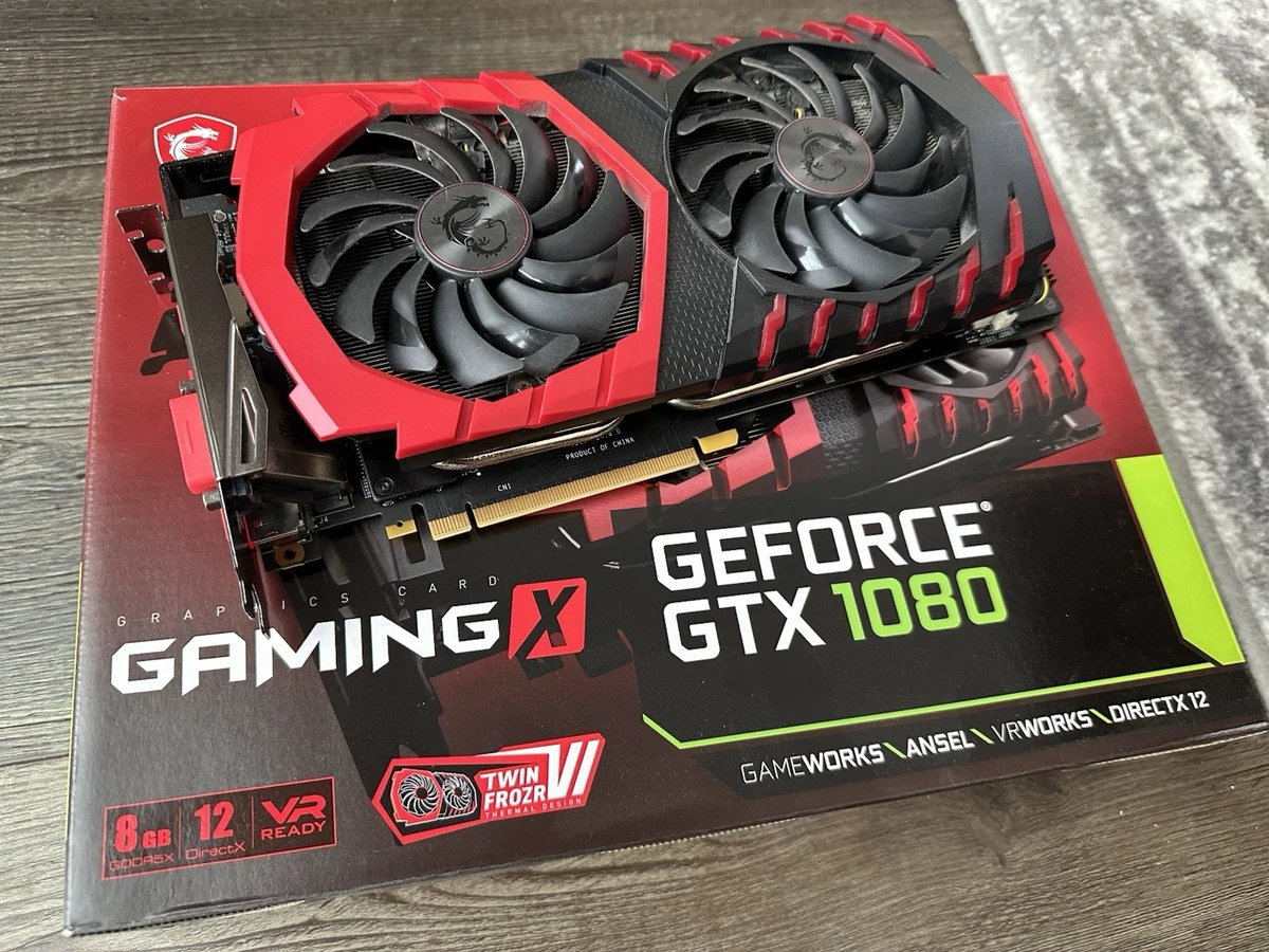 MSI NVIDIA GeForce GTX 1080 GDDR5X Computer Graphics Cards for