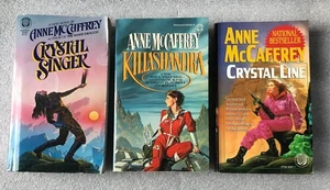 CRYSTAL SINGER TRILOGY complete 3 pbs Anne McCaffrey KILLASHANDRA Crystal Line - Imagen 1 de 3
