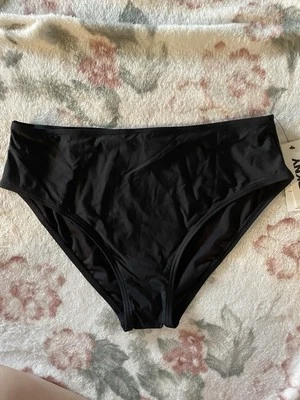 NWT Size Large Black DKNY Bikini Bottoms Tummy Compression - Image 1 of 2