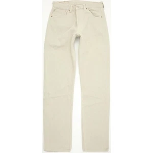 Levi's 501 Made in USA Beige Straight Mom Jeans High Waisted W31 L34 (72985) - Bild 1 von 5