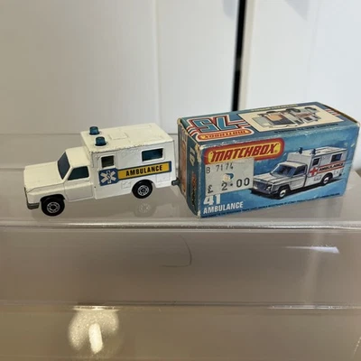 Matchbox Superfast #41 Ambulance In Original Box - Image 1 of 4