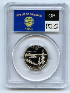 2005 S 25C Clad Oregon Quarter PCGS PR70DCAM - Picture 1 of 2