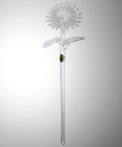 Waterford Crystal: Fleurology Sunflower Sculpture, 14.5" | MIB - Picture 1 of 2